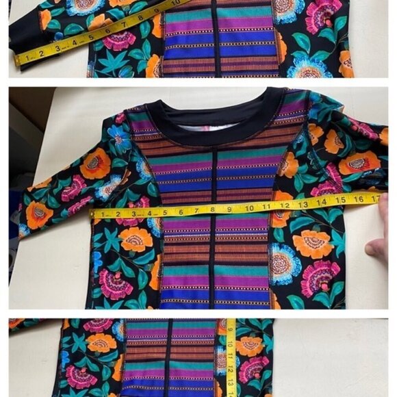 Body Glove Woman XS  Rash Gaurd Long Sleeve Crew Neck‎ Tropical Shirt UPF 50+ - Picture 12 of 13